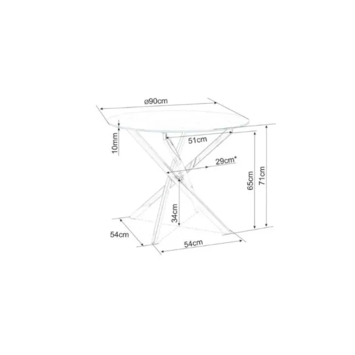 Steklena jedilna miza AIS - črna mat Steklena jedilna miza AIS - črna mat . Steklena jedilna miza AIS - črna mat, je narejena iz kakovostnih materijalov. Okvir je narejen iz kovine v črni mat
