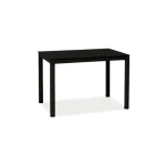 Steklena jedilna miza ASIJA 100x60 . Steklena jedilna miza ASIJA 100x60 v kombinaciji kaljenega stekla in kovine, bo prinesla svežino v vaš prostor.