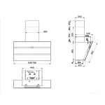STENSKA KUHINJSKA NAPA FABER STEELMAX EV8 LED BK/X A55 - slika 7
