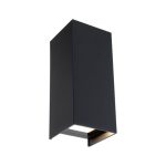 STENSKA VRTNA SVETILKA FLAME LED ANTRACIT 2X2.8W WW