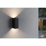 STENSKA VRTNA SVETILKA FLAME LED ANTRACIT 2X2.8W WW - slika 8