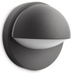 STENSKA VRTNA SVETILKA PHILIPS JUNE, ANTRACIT, 1X E27