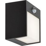 STENSKA VRTNA SVETILKA RABALUX BALIMO SENZOR ČRNA 12W - slika 11