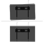 STENSKI NOSILEC ZA ZASLON NEOMOUNTS FIKSNI 43-98" 125 KG, WL30-750BL18 - slika 9
