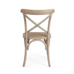 Stol CROSS - natur siva . Stol CROSS - natur siva, je eleganten stol, ki popestri vaš prostor ali okolico. Primeren je tako za jedilnice, kmečke turizme ali