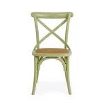 Stol CROSS - zelena, je eleganten stol, ki popestri vaš prostor ali okolico. Primeren je tako za jedilnice, kmečke turizme ali opremo gostinskih lokalov.