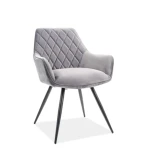 Stol DAMJAN . Moderen stol DAMJAN je zelo kvalitetno narejen, s svojim izgledom bo popestril vsako jedilnico. Stol je trpežen in stabilen, saj ima noge