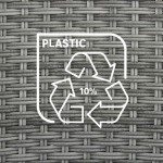 JEDILNI NASLONJAČ DAVOS FIX PROTJE-ALU TEMNO SIV - slika 11