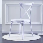 Stol ELEGANCE bel . Stol ELEGANCE bel je moderen stol izdelan iz polipropilena, kateremu so dodana steklena vlakna za še večjo trdnost. Stol je namenjen tako