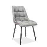 Moderen stol LARA bo poživel vsako jedilnico. Dobiti ga je možno v več barvah velvet tkanine. Tanke noge iz kovine v črni mat barvi dodajo pridih