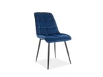 Moderen stol LARA bo poživel vsako jedilnico. Dobiti ga je možno v več barvah velvet tkanine. Tanke noge iz kovine v črni mat barvi dodajo pridih