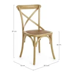 Stol MARRONE NATUR . Stol MARRONE - natur, je eleganten stol, ki popestri vaš prostor ali okolico. Njegov dizajn bo popestril vsak prostor. Primeren je tako