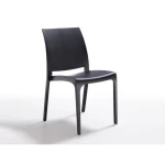 Stol OLGA grafit/črna . Stol OLGA v barvi grafit/črna je moderen stol izdelan iz polipropilena, kateremu so dodana steklena vlakna za še večjo trdnost.