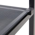 JEDILNI FOTEL ORION ALPHA II ALU TEKSTIL 2X1 TEMNO SIV - slika 8