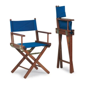 Stol režiserski REGISTRA . Režiserski stol Registra narejen v celoti iz bukovega lesa, z zelo kvalitetno tkanino, je namenjen posedanju na terasi, za