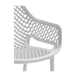 Stol RIO bel . Stol RIO v beli barvi, je moderen stol izdelan iz polipropilena, kateremu so dodana steklena vlakna za še večjo trdnost. Stol je namenjen tako