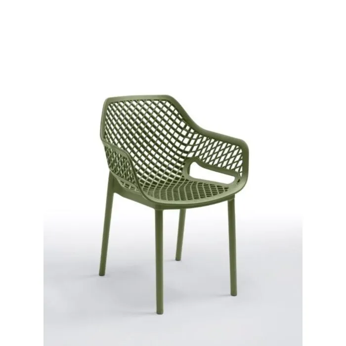 Stol RIO zelen Stol RIO zelen . Stol RIO v zeleni barvi, je moderen stol izdelan iz polipropilena, kateremu so dodana steklena vlakna za še večjo trdnost. Stol je namenjen