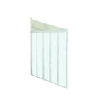 STRANSKA STENA ZA NADSTREŠEK ZA TERASO PALRAM SIRRA, ZA SERIJO 3, BELA/TRANSPARENT - slika 10