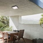 STROPNA VRTNA SVETILKA RABALUX TARTU 24W ČRNA KVADRATNA - slika 7