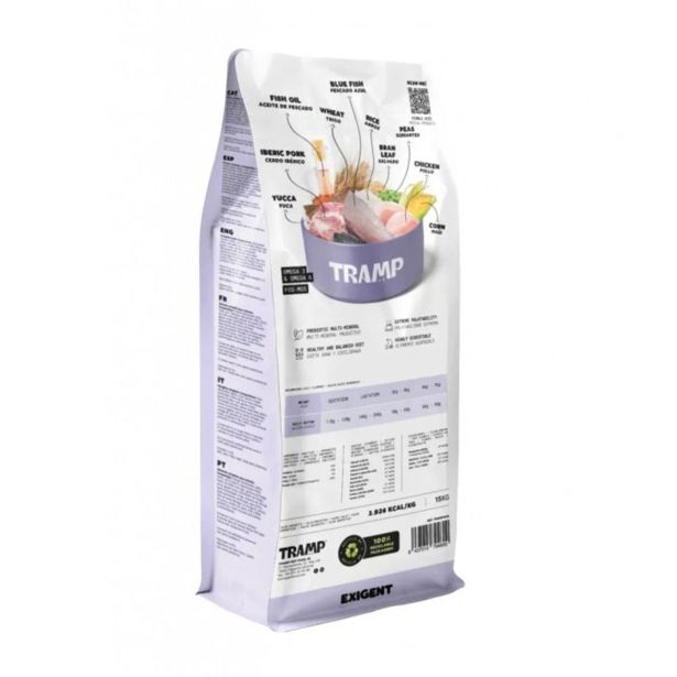 suha-hrana-za-macke-tramp-fly-exigent-premium-suha-hrana-za-izbircne-macke-z-visokimi-prehranskimi-zahtevami-15-kg-3556361-1 SUHA HRANA ZA MAČKE TRAMP FLY EXIGENT PREMIUM SUHA HRANA ZA IZBIRČNE MAČKE Z VISOKIMI PREHRANSKIMI ZAHTEVAMI, 15 KG - slika 2