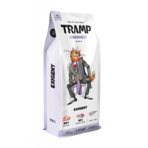 SUHA HRANA ZA MAČKE TRAMP FLY EXIGENT PREMIUM SUHA HRANA ZA IZBIRČNE MAČKE Z VISOKIMI PREHRANSKIMI ZAHTEVAMI, 15 KG