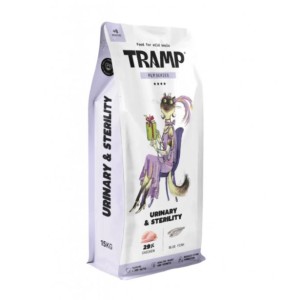 SUHA HRANA ZA MAČKE TRAMP FLY URINARY&STERILITY SPEC. SUHA HRANA ZA MAČKE PODPORA ZDRAVJU SEČIL IN STERILIZIRANIH MAČK, 15 KG