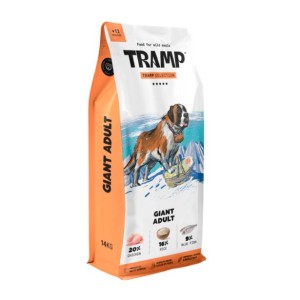 SUHA HRANA ZA PSE TRAMP SELECTION GIANT ADULTSUHA HRANA ZA ODRASLE PSE ZELO VELIKIH PASEM, 14 KG