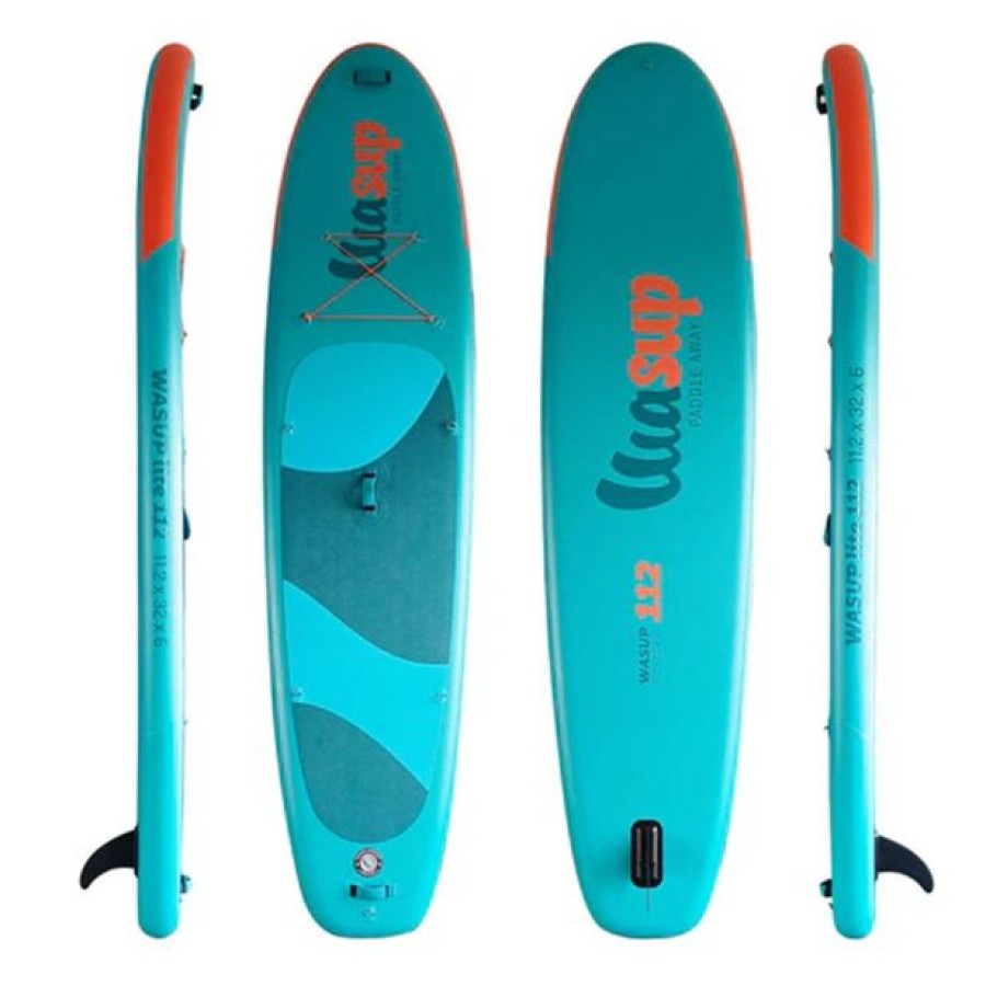 SUP WASUP LITE 112 11.2X32X6 TURKIZ S KAJAK VESLOM IN SEDEŽEM - slika 9