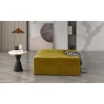 Tabure COLIM . Tabure COLIN je eleganten, pravokoten tabure. Vsebuje fleksibilno peno, ogrodje je narejno iz lesa. Vaši dnevni sobi, spalnici ali predsobi bo