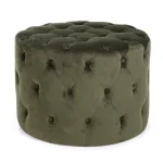 Tabure LORELLA zelena ima okvir iz borovega lesa in MDF-ja. Prevleka je iz poliestra ki ima žametni učinek. Material: - Borov les - MDF - Poliester Barva: -