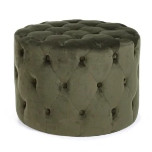 Tabure LORELLA zelena . Tabure LORELLA zelena ima okvir iz borovega lesa in MDF-ja. Prevleka je iz poliestra ki ima žametni učinek. Material: - Borov les -