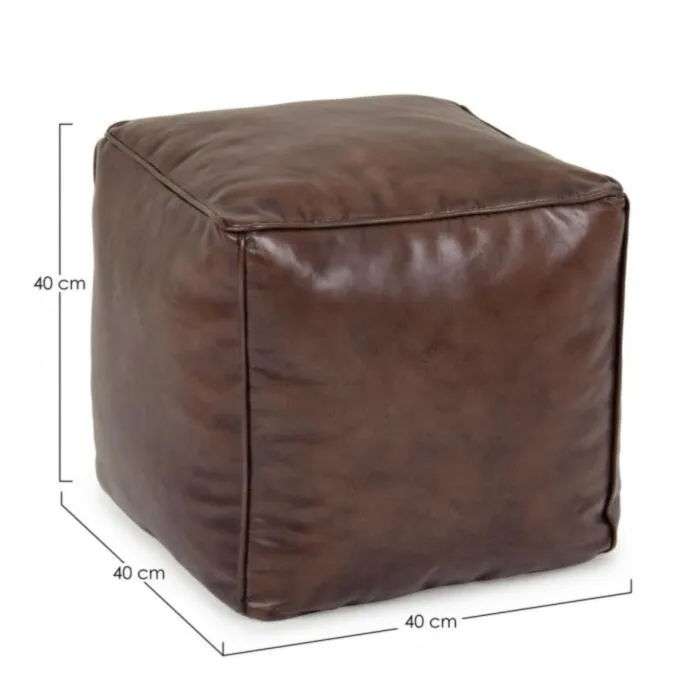 Tabure MENDEZ rjava 40x40 Tabure MENDEZ rjava 40x40 . Tabure MENDEZ ima bombažno polnilo, oblečen je v pravo usnje. Odlično se poda v vsak prostor. Tabure je mehek in udoben, kar