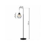 TALNA SVETILKA MILAGRO CLIFF BLACK 1XE27 MLP5528 - slika 14