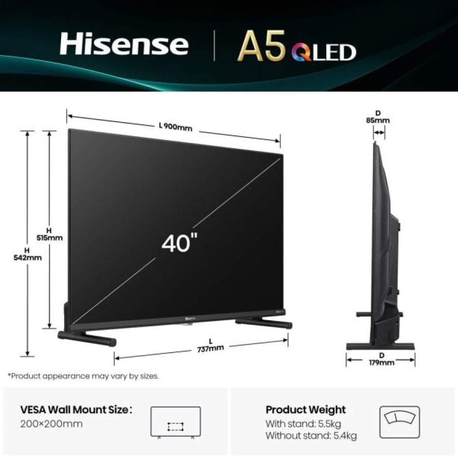 TELEVIZOR HISENSE 40A5Q - slika 8
