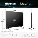 TELEVIZOR HISENSE 58A6Q - slika 17