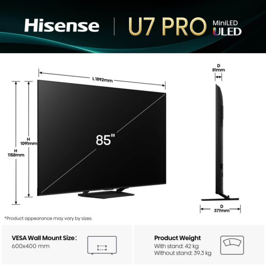 TELEVIZOR HISENSE 85U7Q PRO - slika 15