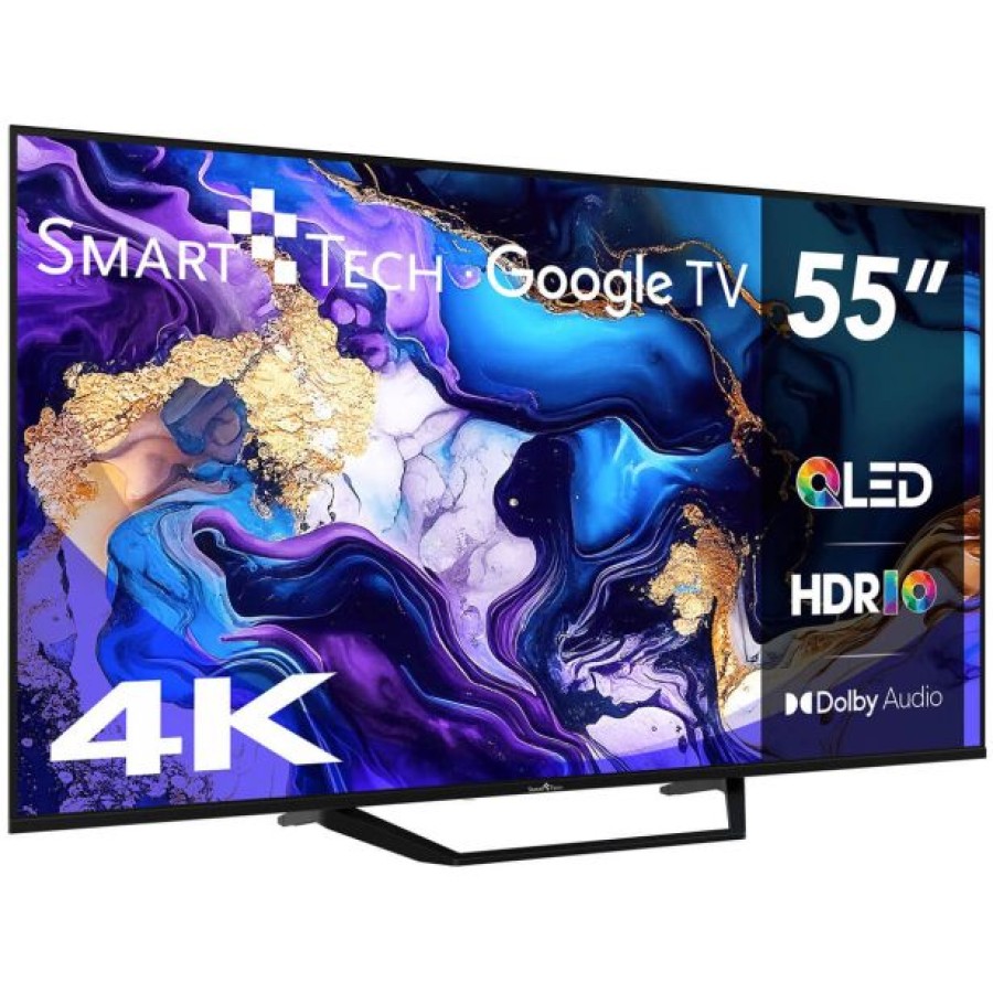 TELEVIZOR SMARTTECH 55' QLED 4K GOOGLE TV 5.0 - slika 2