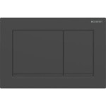 TIPKA, AKTIVIRNA GEBERIT OMEGA 20 EASY ČRNA MAT DVOKOLIČINSKA