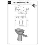 TOALETNA OMARICA KOLPA SAN MILO 70X51 + SH. WHITE S POLICO - slika 10