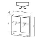 TOALETNA OMARICA KOLPA SAN TOE 65 WH - slika 4