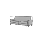 Trosed ALKA . Trosed ALKA ima enostavno obliko ogobateno s prešitim hrbtiščom in ob straneh. Učinek mehkobe in prožnosti je dosežen z uporabo pene T30,