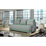 Trosed ATINA 5 . Eleganten trosed ATINA 5 je primeren za vsak prostor. Trosed ima funkcijo ležišča, ter predal za posteljnino, tako,da je primeren za