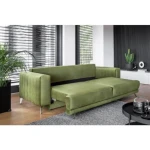 Trosed ELIZABET - svetlo zelena . Trosed ELIZABET z merami 250 cm x 95 cm x 90 cm je kos pohištva, ki se bo podal v vsak dnevni prostor. Vse to zahvaljujoč