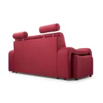 KARTAGENA je moderen in eleganten raztegljiv trosed iz kakovostne tkanine. Trosed ima prostor za shranjevanje posteljnine. Vzglavje je nastavljivo po višini.