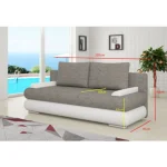 Trosed LILY 1 je modernih linij. Je udoben in kvaliteten, dobavljiv v štirih barvah. Raztegljiv je v udobno ležišče, kar omogoča še večjo sprostitev