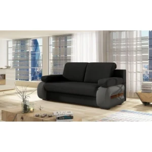 Trosed LIZA 2 . Trosed LIZA 2 je garnitura modernih linij. Je udobna in kvalitetna, saj je narejena iz trpežnega blaga in umetnega usnja. Raztegljiva je v