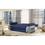 Trosed LIZA 2 . Trosed LIZA 2 je garnitura modernih linij. Je udobna in kvalitetna, saj je narejena iz trpežnega blaga in umetnega usnja. Raztegljiva je v