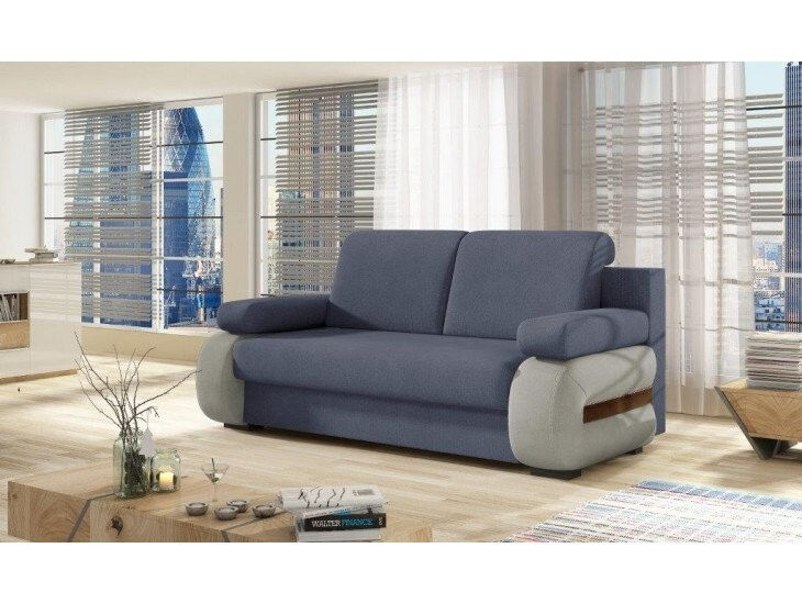 Trosed LIZA 4 je garnitura modernih linij. Je udobna in kvalitetna, saj je narejena iz trpežnega blaga. Raztegljiva je v udobno ležišče in vsebuje globok