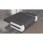 Trosed LIZA 4 . Trosed LIZA 4 je garnitura modernih linij. Je udobna in kvalitetna, saj je narejena iz trpežnega blaga. Raztegljiva je v udobno ležišče in