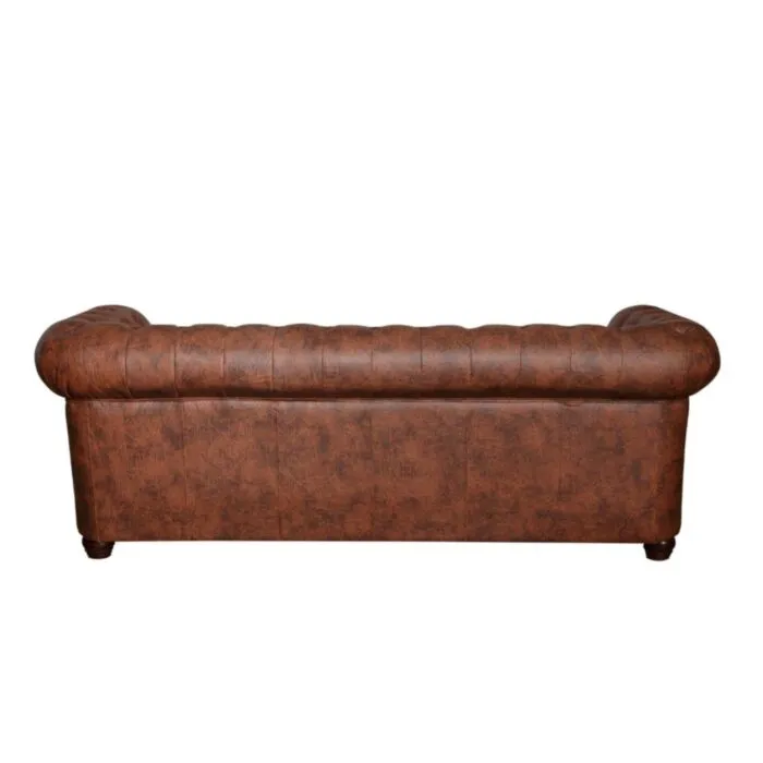 Trosed LORENA 3 Trosed LORENA 3 . Osvežite svojo dnevno sobo z vzmetenim trosedom LORENA, ki je udoben in kvaliteten. Oblazinjen je v umetnem usnju. Lesene nogice pa mu